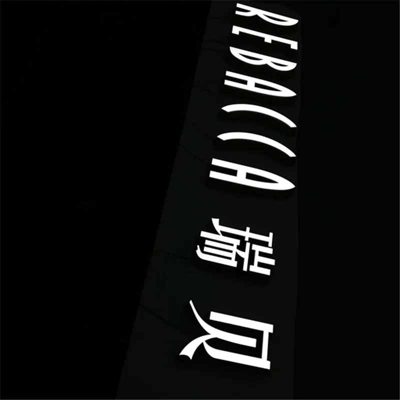 Подсветка для лица водонепроницаемая индивидуальная буква акриловая