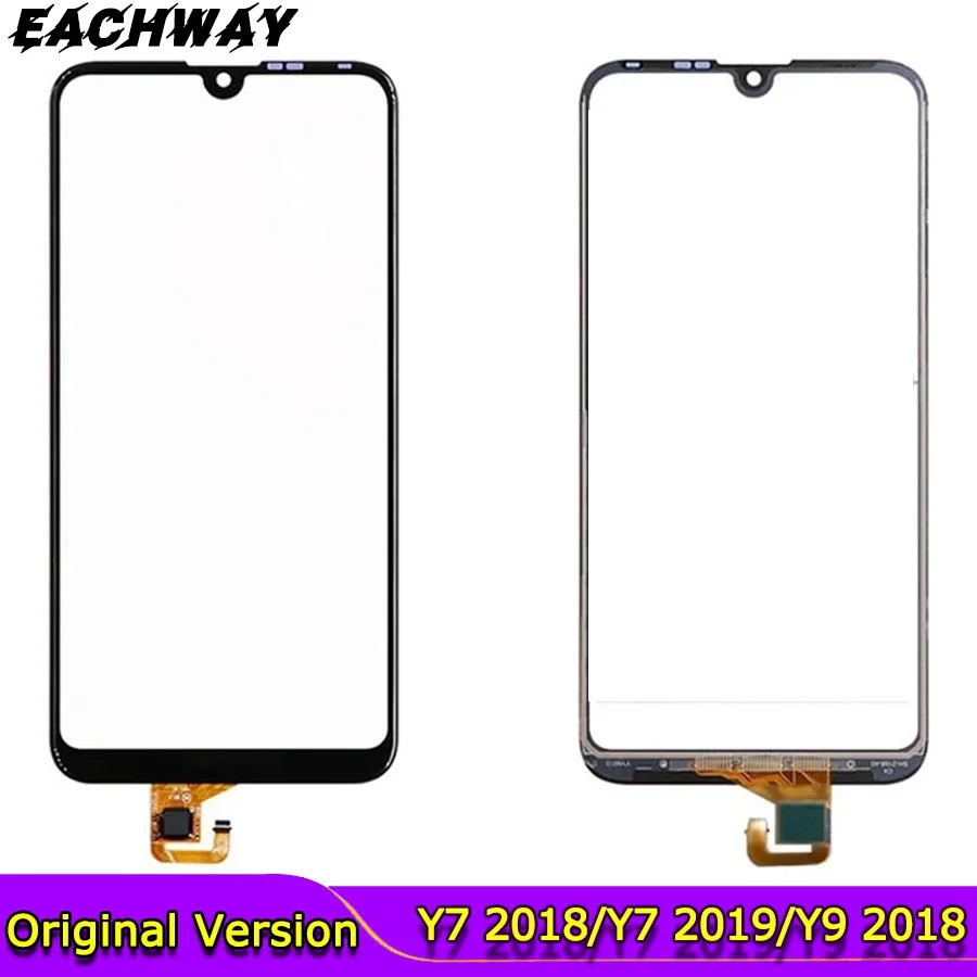 Мобильный сенсорный экран для Huawei Y7 2019 Pro Prime Y9 2018 дигитайзер панель переднее