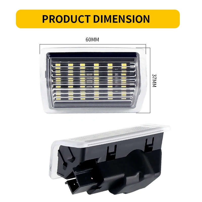 2 шт. Светодиодные Автомобильные ступенчатые дверные фары для Mercedes Benz A B C E ML GLE GL GLS