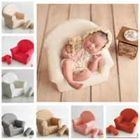 newborn baby posing mini sofa arm chair pillows infants photography props baby photography accessories props for photography