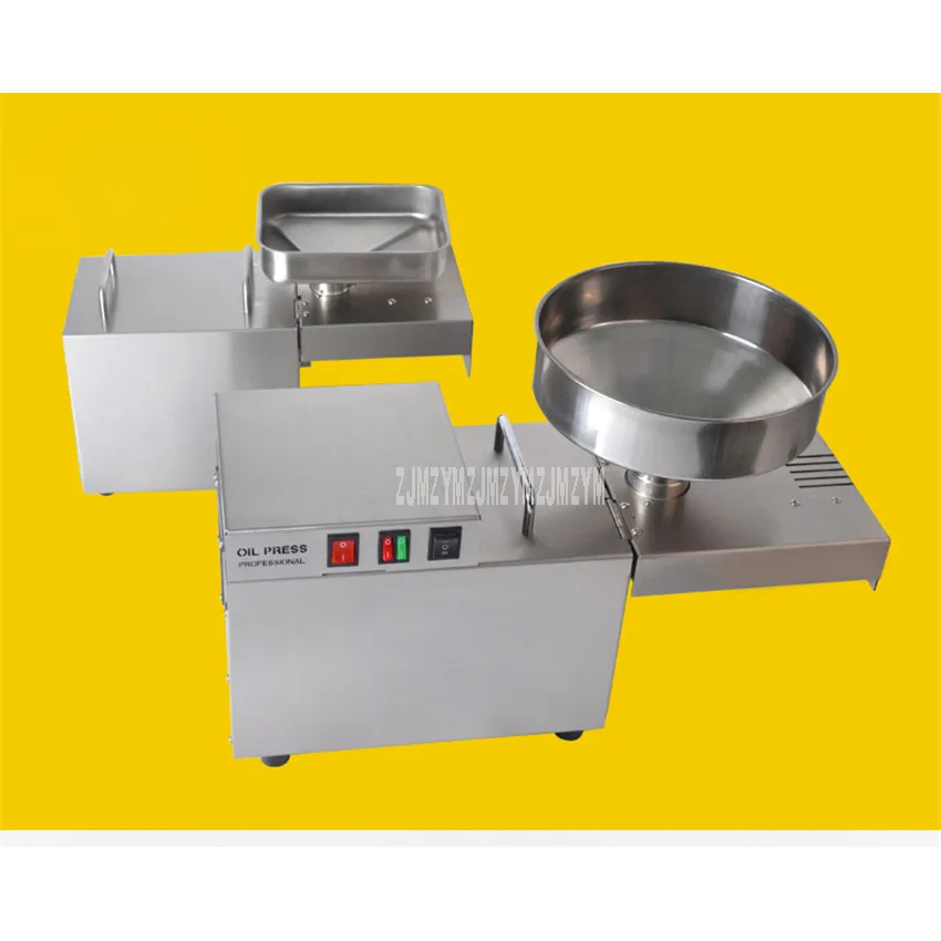 

800-2000W Stainless Steel Electric Hot/Cold Oil Presser Commercial Industrial Grade Peanut/Rapeseed Fast Press Oil Machine Maker