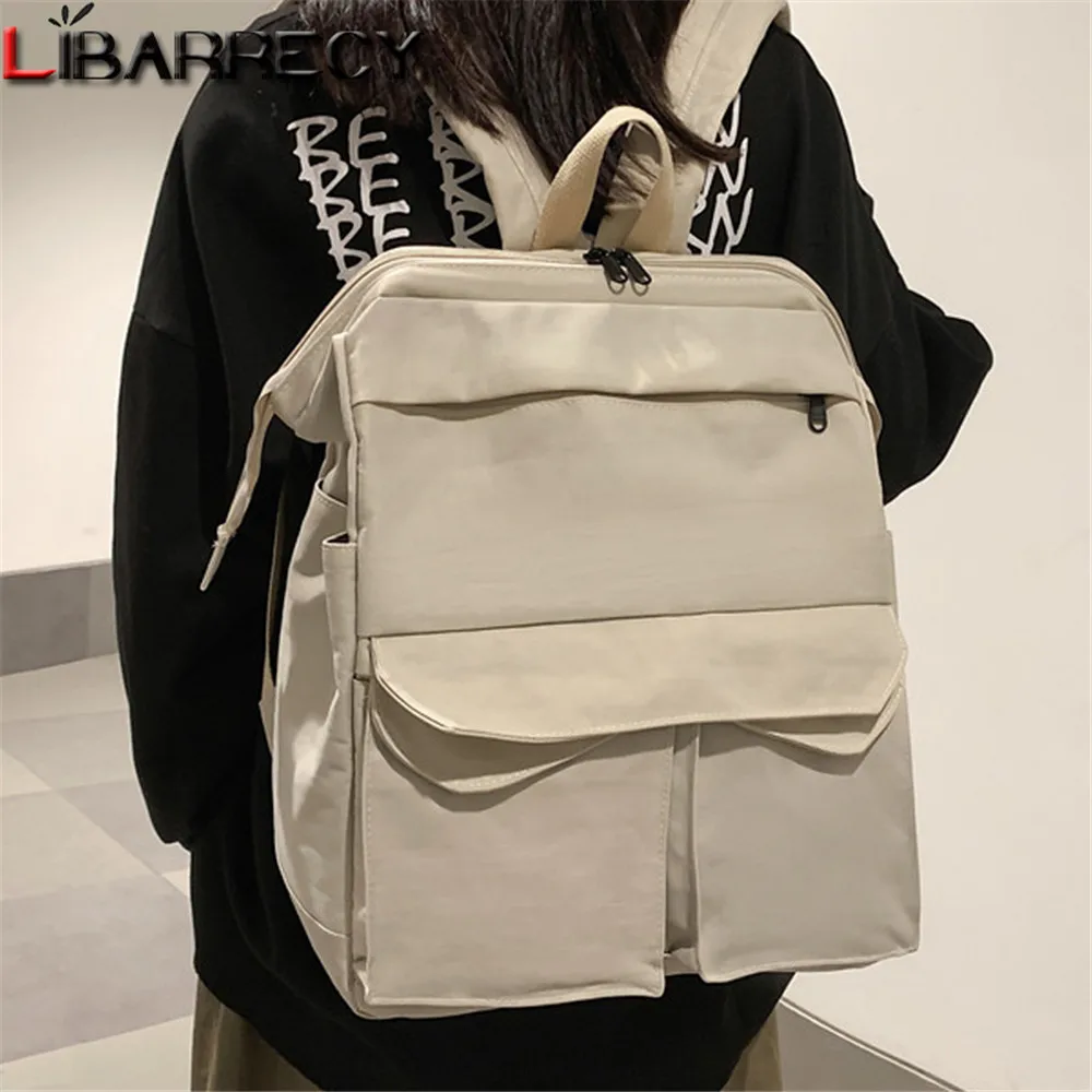 

Fashion High-capacity Designer Ladies Backpack High-quality Nylon Women's Student Backpack Anti-theft Teenager Laptop School Bag