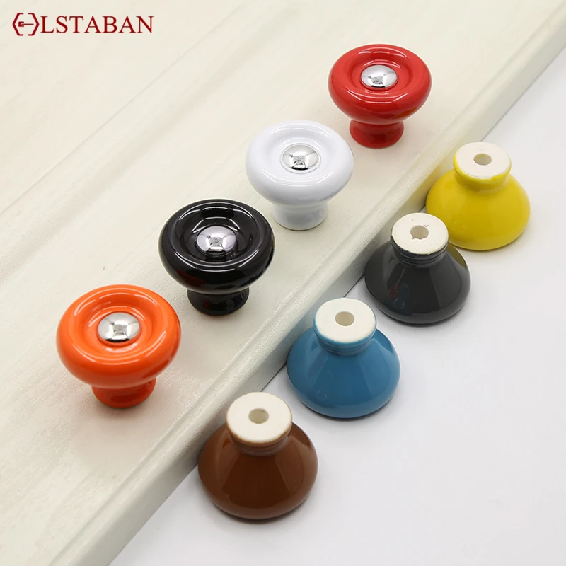 Красочная мебель ручка двери шкафа на заказ современный минималистичный ящик