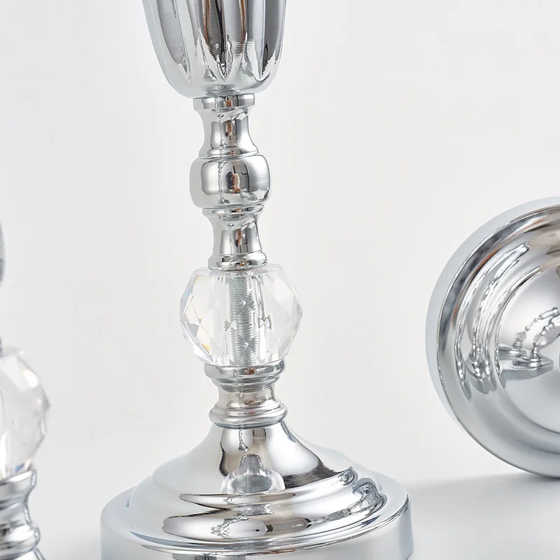 Свадебное украшение для дома металлические искусственные цветы ваза