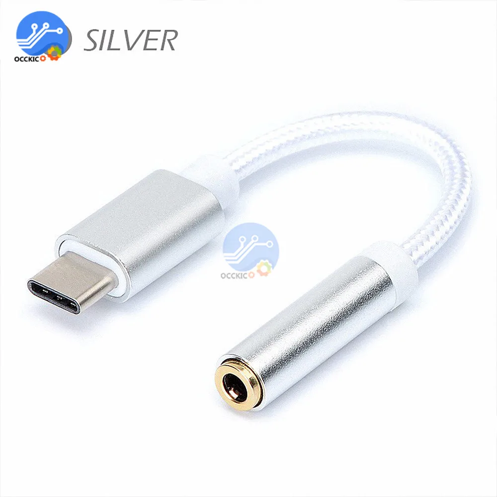 Тип c до 3 5 мм AUX разъем для наушников адаптер USB C аудио кабель преобразователя