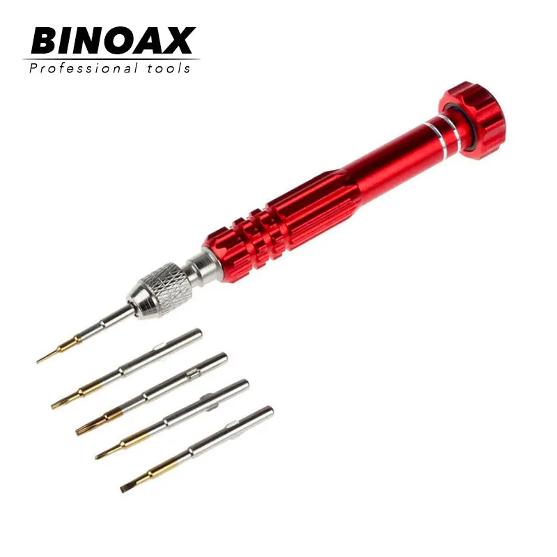 BINOAX 5 в 1 Прецизионная отвертка Torx для ремонта мобильных часов смешанный набор инструментов