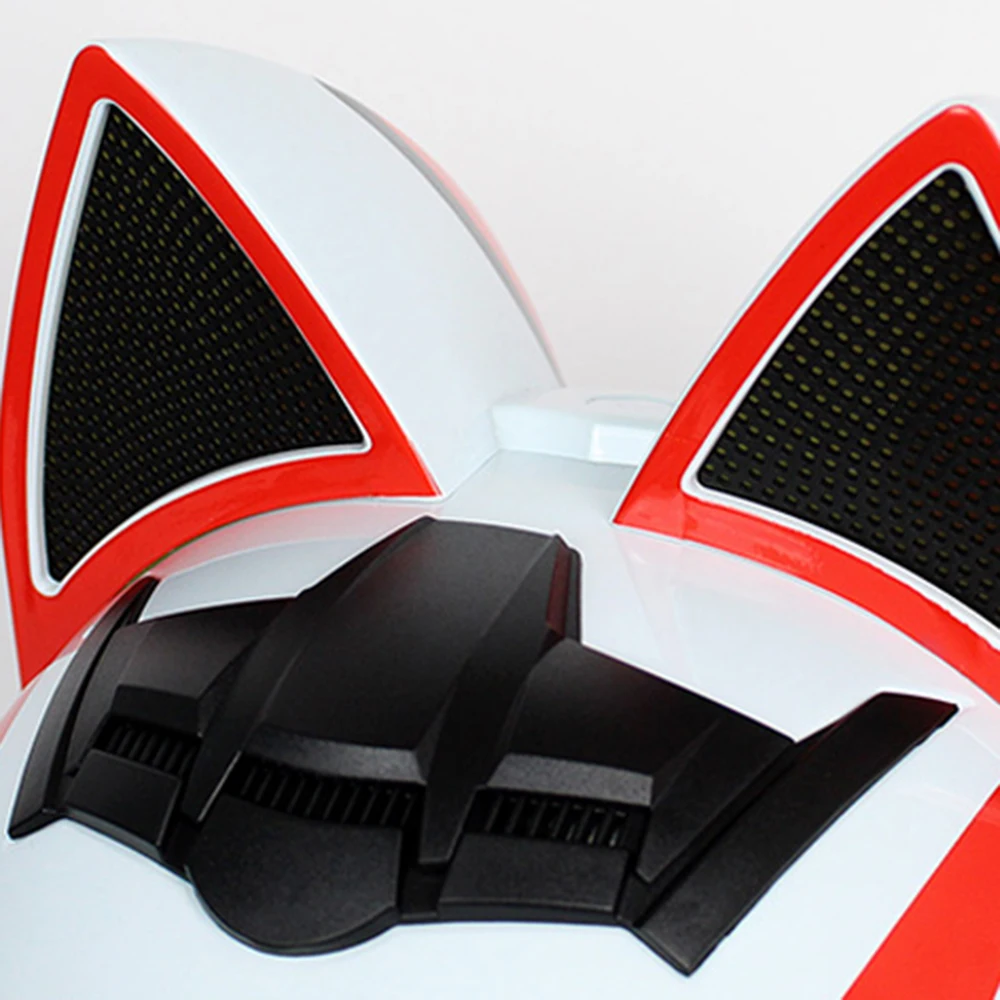 

Motorcycle Helmet Women Moto Ear Helmet Personality Full Face Motorbike Helmet Motocross Capacete Casque Moto Helmet Black