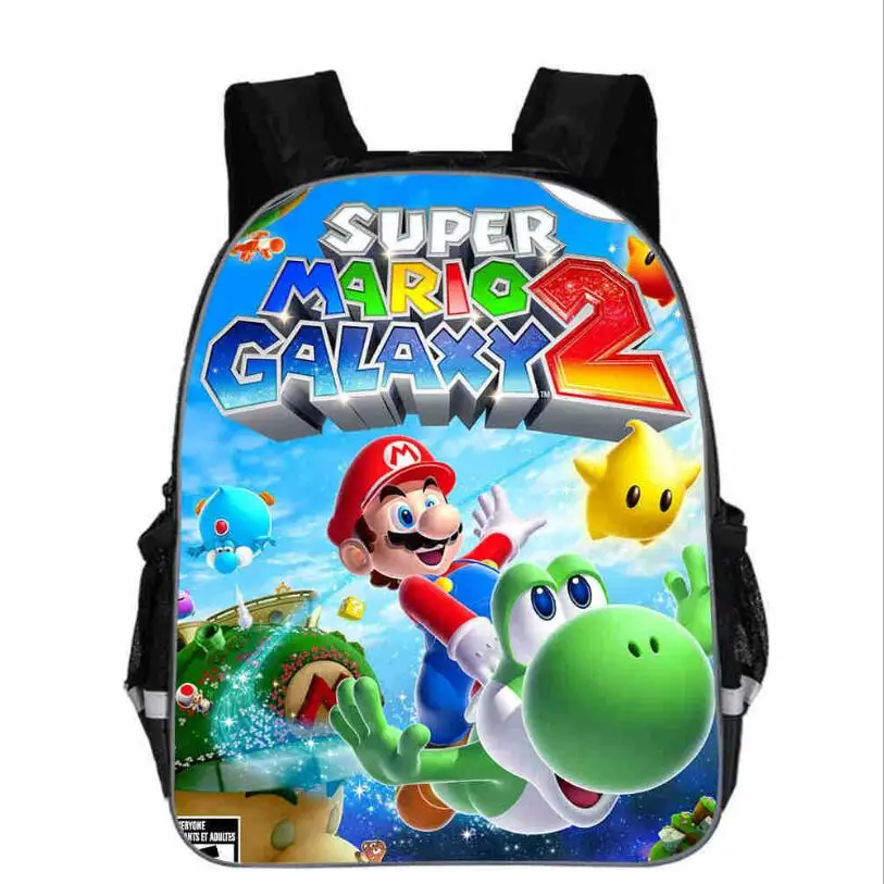 Новые маленькие школьные сумки для детского сада Super Mario Bros детские Sonic Bookbags