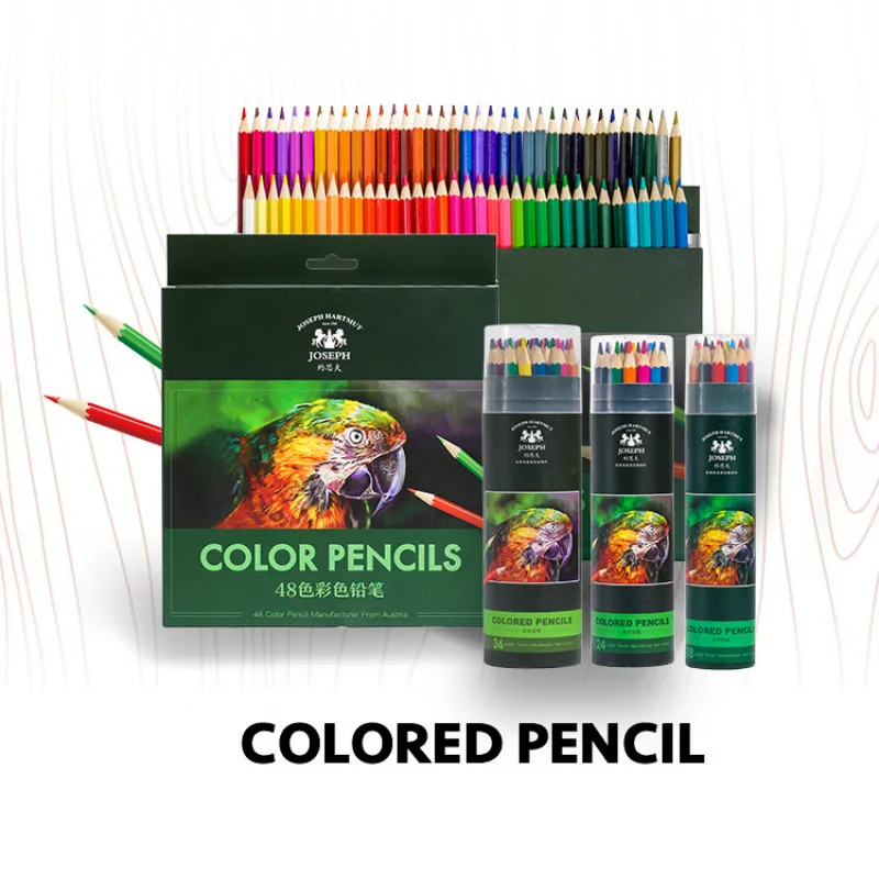 

Color Pencil Set 12/18/24/36/48/72 Colors Student Artist Drawing Oil Color Pencil School Office Art Supplies Stationery