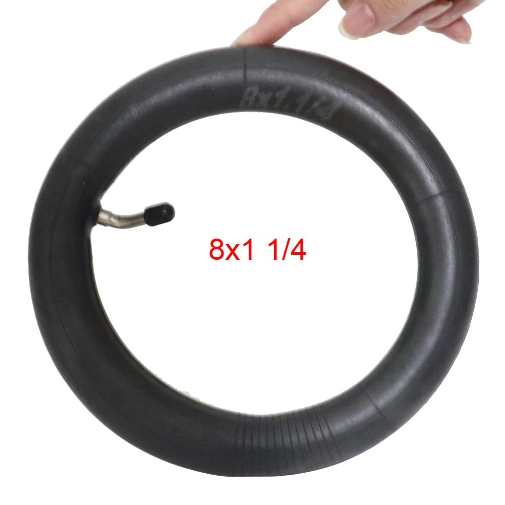 

Внутренняя трубка для скутера 8X1 1/4, 1 шт., 8-дюймовая шина с изогнутым клапаном, подходит для складного велосипеда, электрического/газового ск...