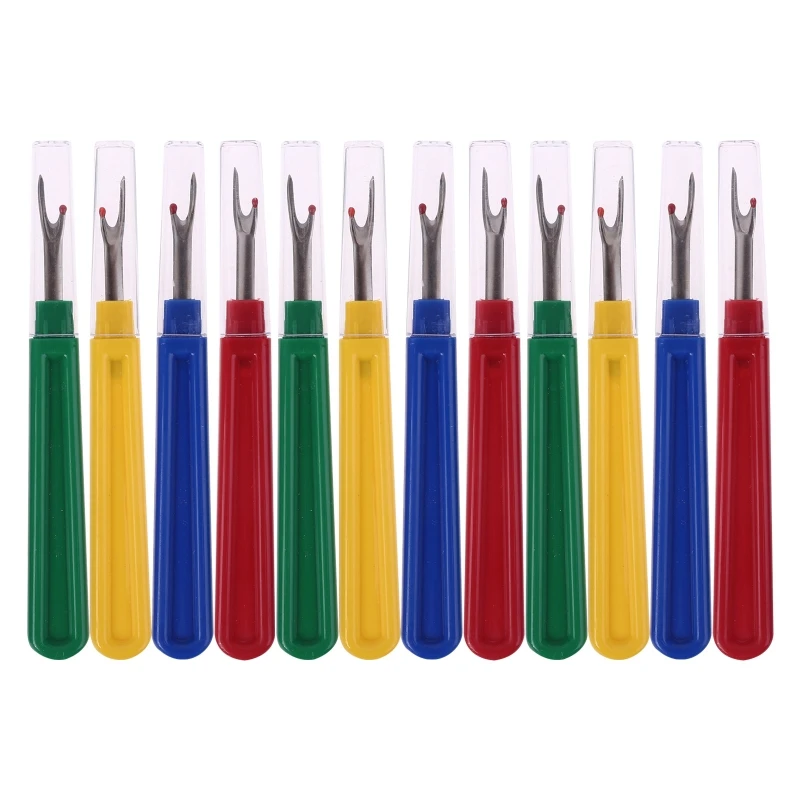 

12pcs Sewing Seam Rippers Handy Thread Cutter Remover DIY Craft Removing Cross Stitch Accessories Tools