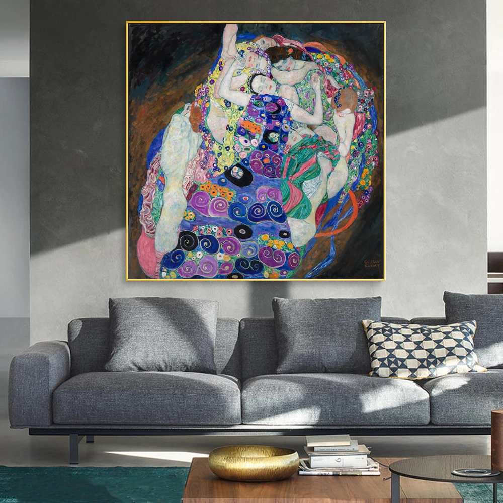 Настенная картина с изображением поцелуя Gustav Klimt|Рисование и каллиграфия| |