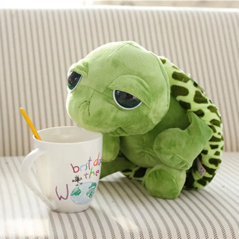 

Суперзеленая мягкая черепаха с большими глазами, 1 шт., 20 см, животное, плюшевая кукла-младенец, игрушка, подарок, черепаха, кукла для детей на ...