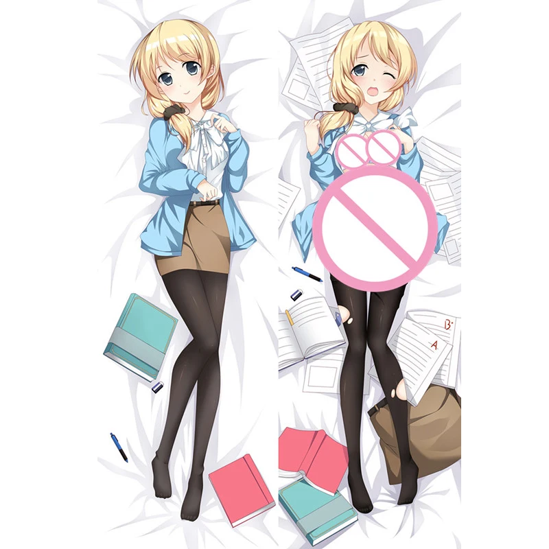 Горячая аниме NEW HORIZON персонажи ассистент языка учитель Эллен Бейкер наволочка