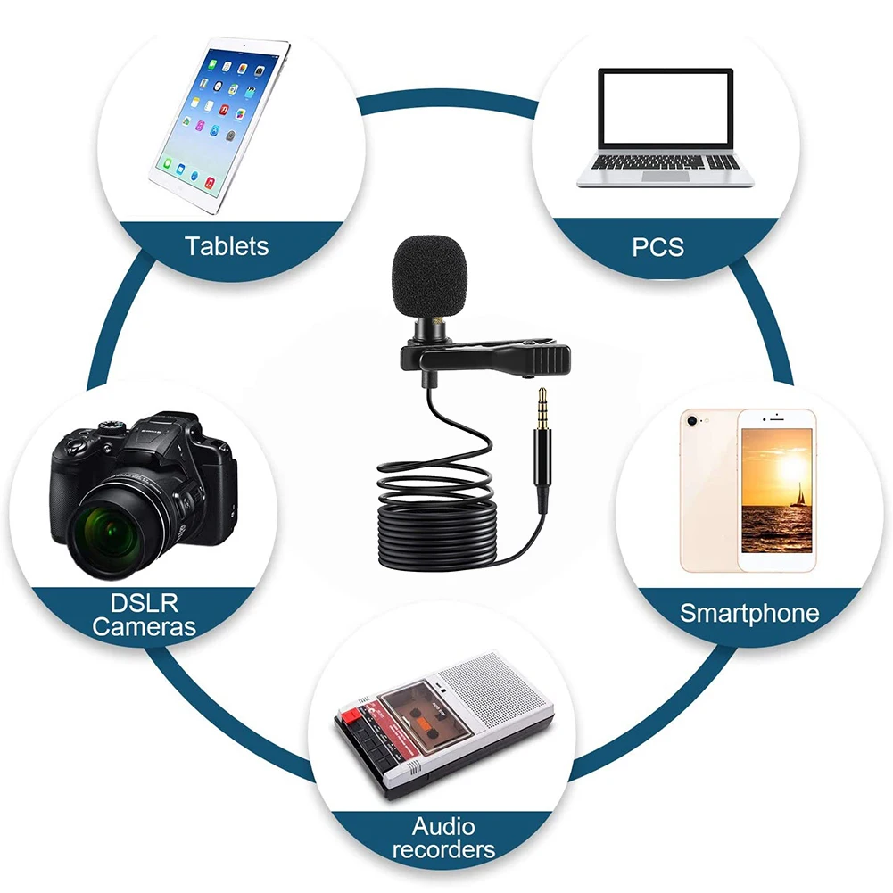 Петличный микрофон школьные офисные конференции преподавания закрепляемый с 3 5