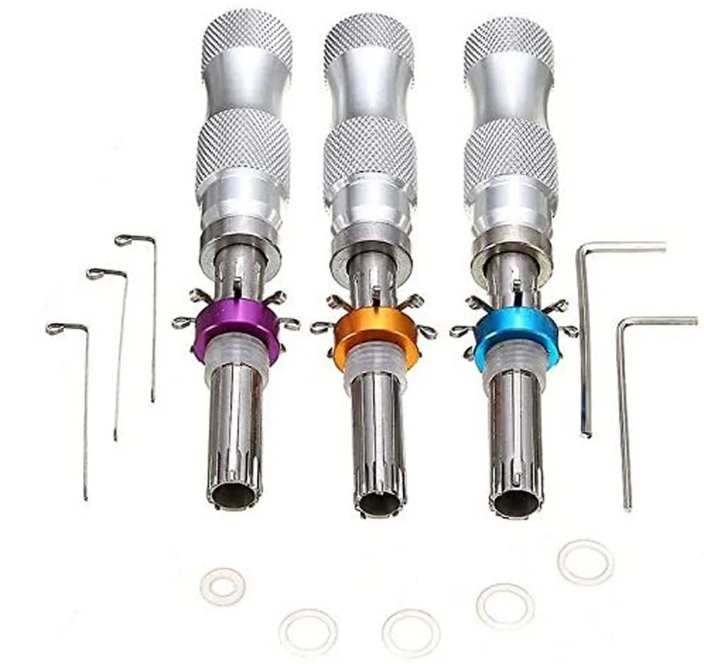 

2021 Adjustable-Tubular Safe Box Tools 3Pcs In 1Longer 7Pins 7.00MM 7.5MM 7.8MM Lock Accept Dropshipping