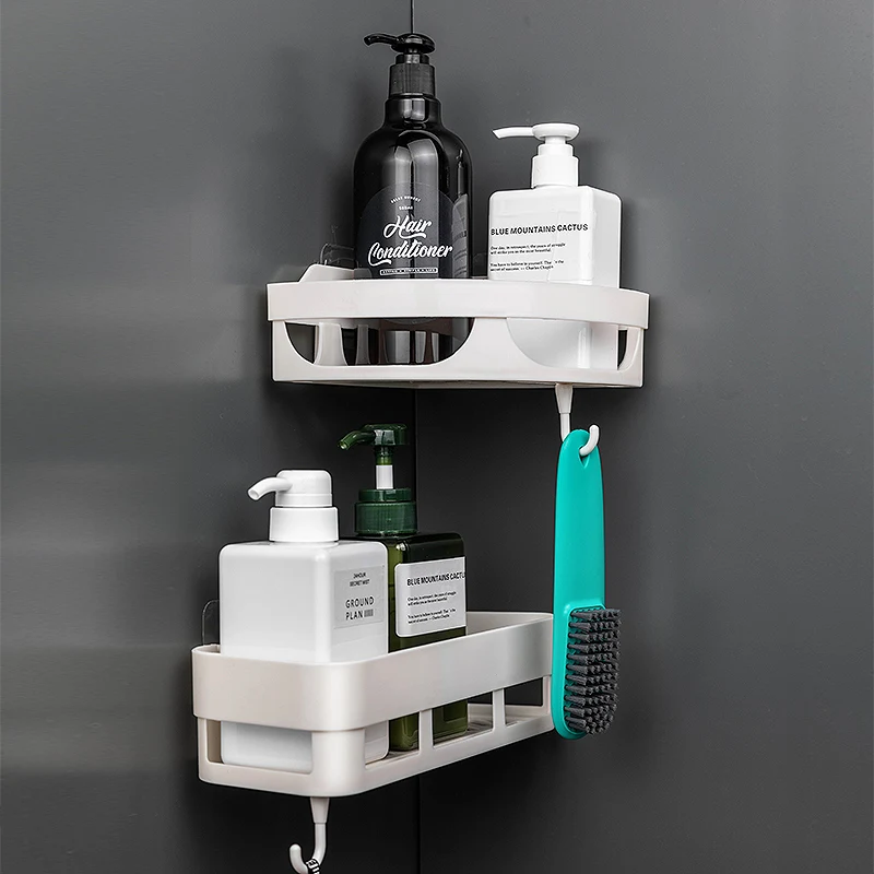 1 шт. присоска угловая полка для душа ванная комната кухня настенное крепление