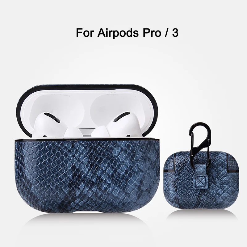 Противоударный чехол для Apple Air Pods 3 Pro защитный Роскошный кожаный Airpods 2 1 |
