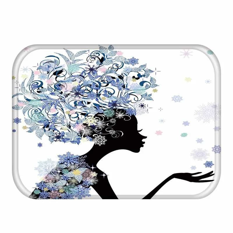 Новый Добро пожаловать коврики Для женщин и девочек принт в ванную Кухня ковры