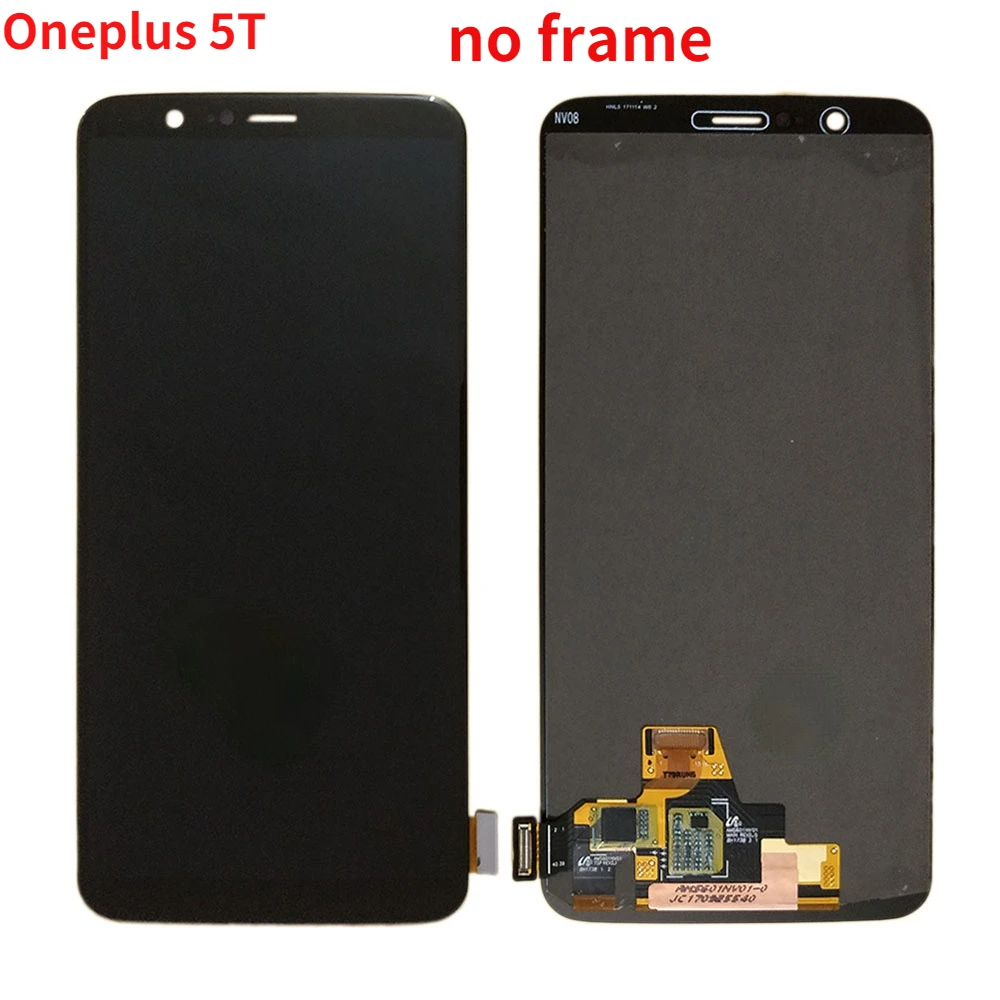 Оригинальный Amoled ЖК-дисплей для Oneplus 5T A5010 детали замены one plus 1 + 6 01 дюйма