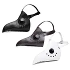 Забавный Маска Чумного доктора кожаный костюм для Хэллоуина с длинным носом и птицей