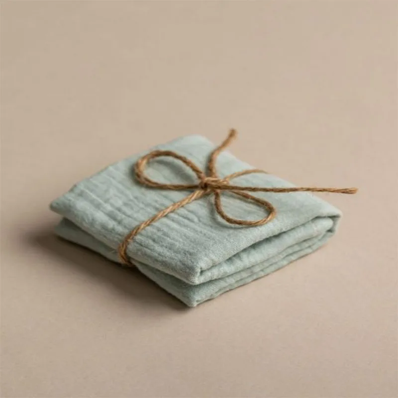 

12 шт. 43x43 см Ретро заусенная салфетка индивидуальный обеденный Стол деревенский Декор хлопковая Марля свадебное кухонное чайное полотенце ...