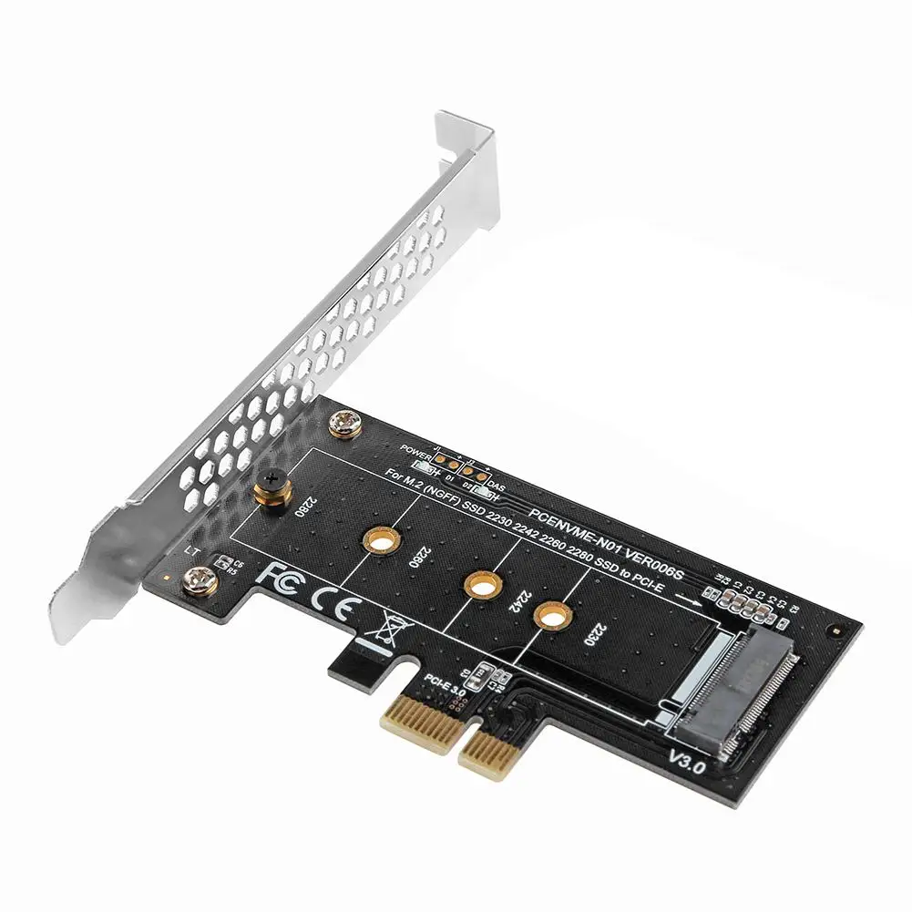 Горячая PCI-E 3 0x4 к M.2 NGFF M ключ слот конвертер адаптер и низкопрофильный кронштейн