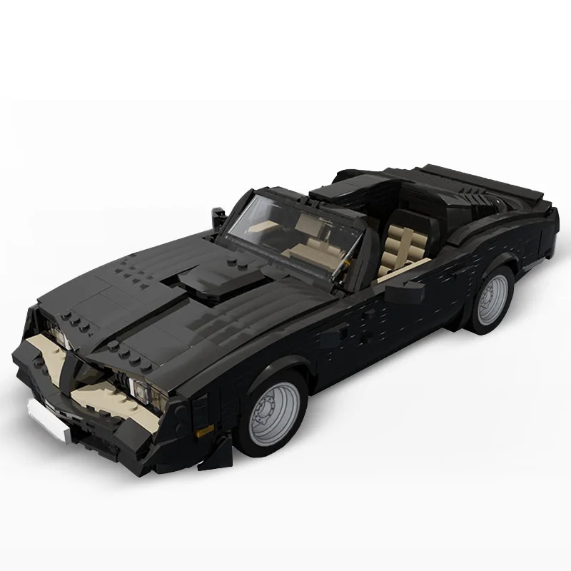 

City Classic Famous Muscle Car Bricks Model MOC Creator Assembly Super Racing Sports Vehicle Building Blocks Kids DIY Toys Gifts