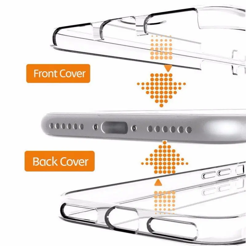 Чехол для iPhone 12 Pro 11 Max полноразмерный защитный чехол из ТПУ XS XR Apple 7 8 Plus 6 Plus|case for