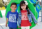 Детская футболка с двоюродным двоюродом, футболка, лучшая футболка друзей, детский Тройник, одежда для самых лучших друзей