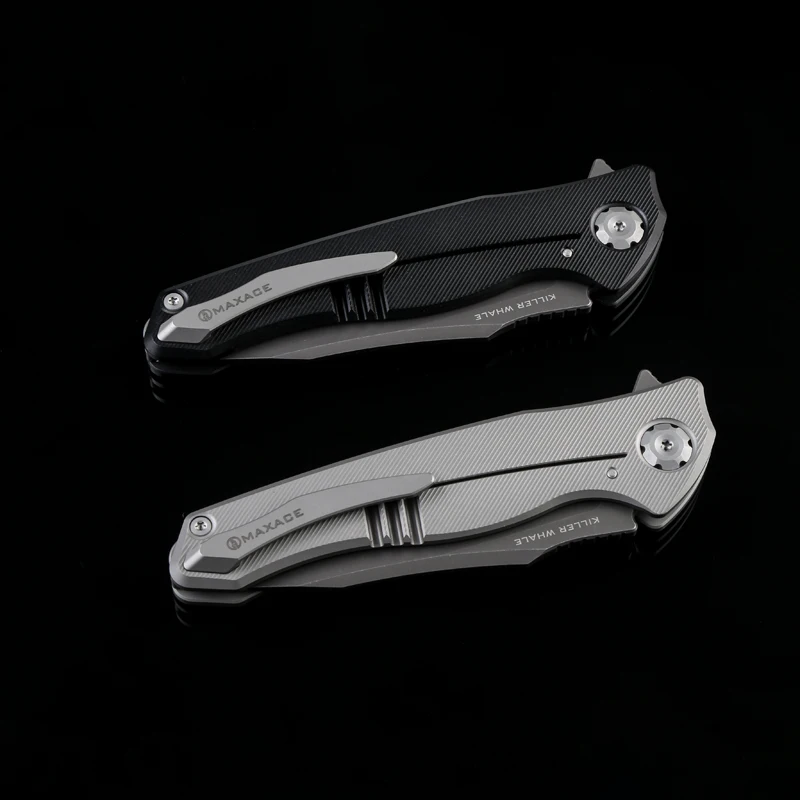 Складной нож Maxace из титанового сплава с лезвием стали ASP-60 |