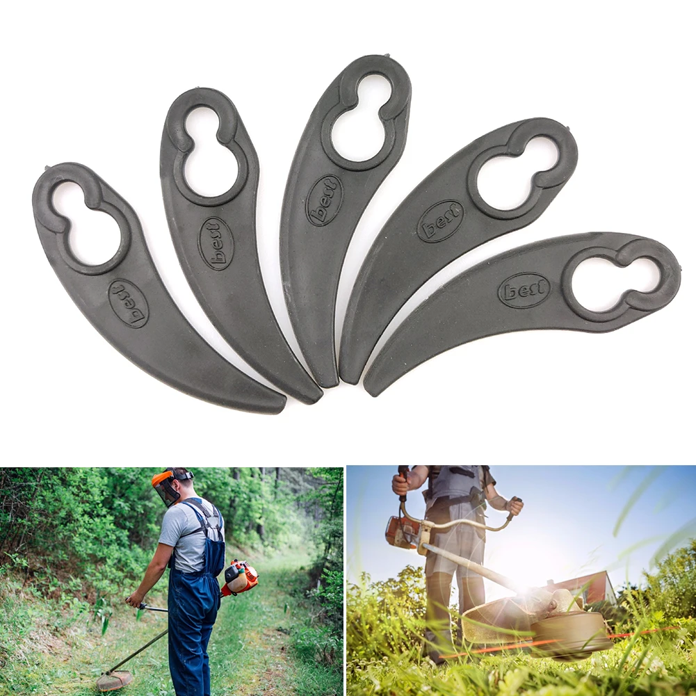 

100Pcs Indego Two-blades Mower Blade Top Quality Titanium Coated 1mm Garden Accessries Lawn Mower Sharp Blades Set L58mm