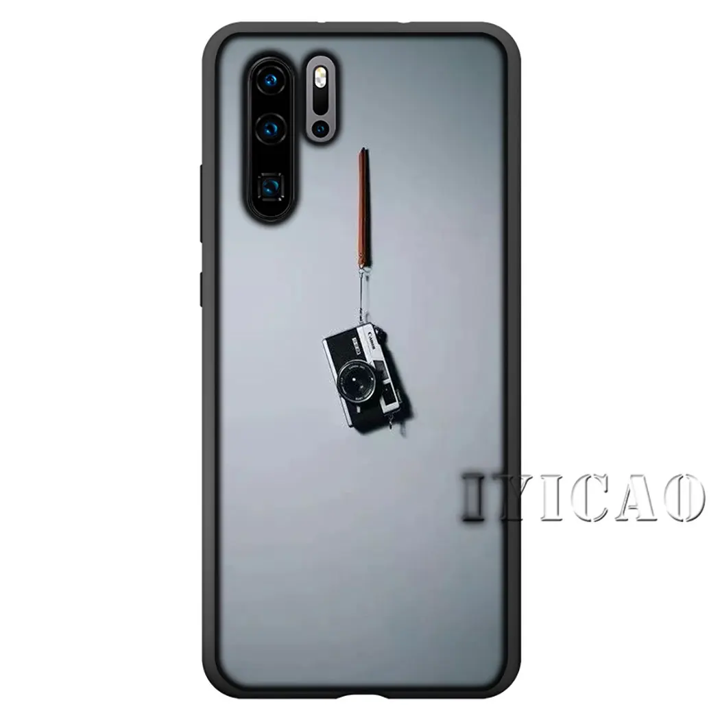 IYICAO камера мягкий чехол для мобильного телефона Huawei Honor 6a 7A 20 9X Pro 7C 7X 8X 8C 8 9 10 Lite