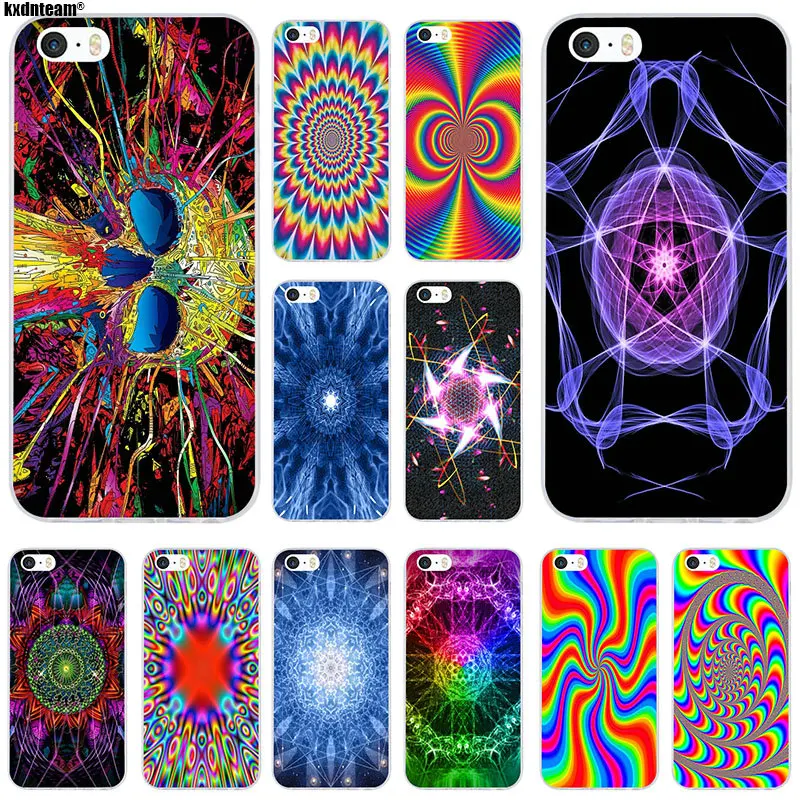 Мягкие силиконовые прозрачные чехлы из ТПУ для телефонов iPhone 6 6S 7 8 Plus 4 4S 5 5S 5C SE X