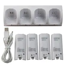 Stand Charging Dock Station For Nintendo Wii U Wiiu Battery Pack Charger Gamepad Game Remote Control Controller Joystick Mando