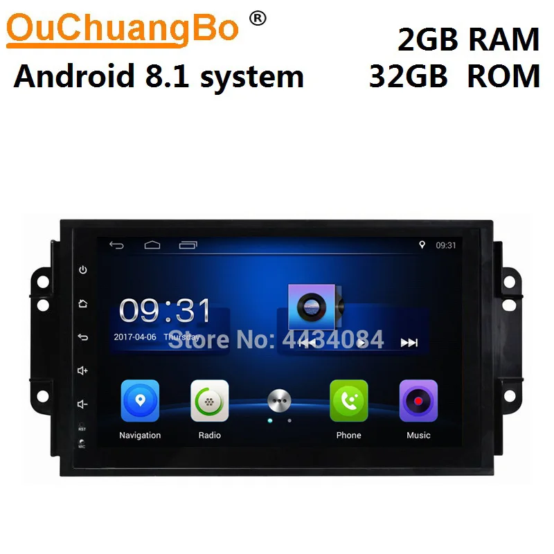 Ouchuangbo Автомобильный мультимедийный стерео аудио android 8 1 для Chery Tiggo 3X 2016 Поддержка