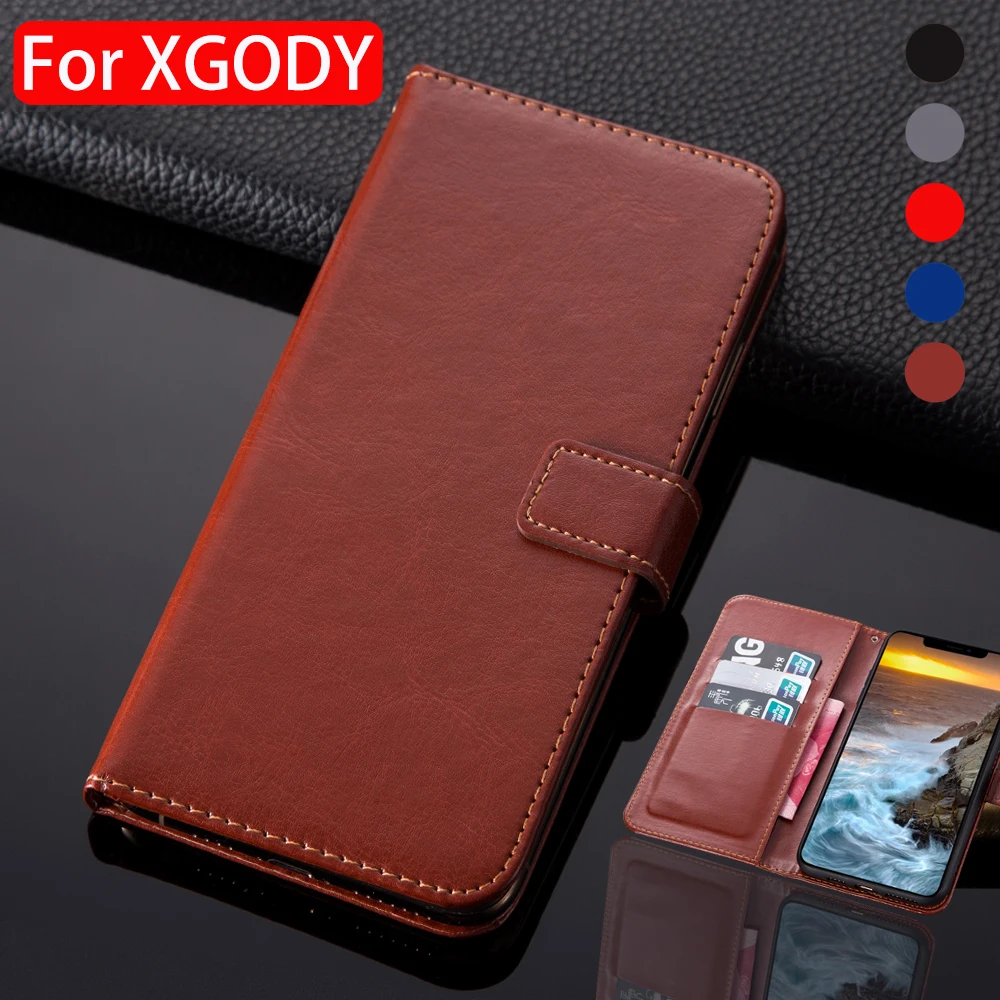 Кожаный чехол книжка для XGODY Note 7 M30S K20 Pro A70 A50|Бамперы| |