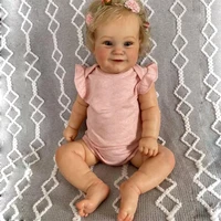two size version bebe reborn toddler popular maddie cute girl doll with rooted blonde hair soft cuddle body high quality doll