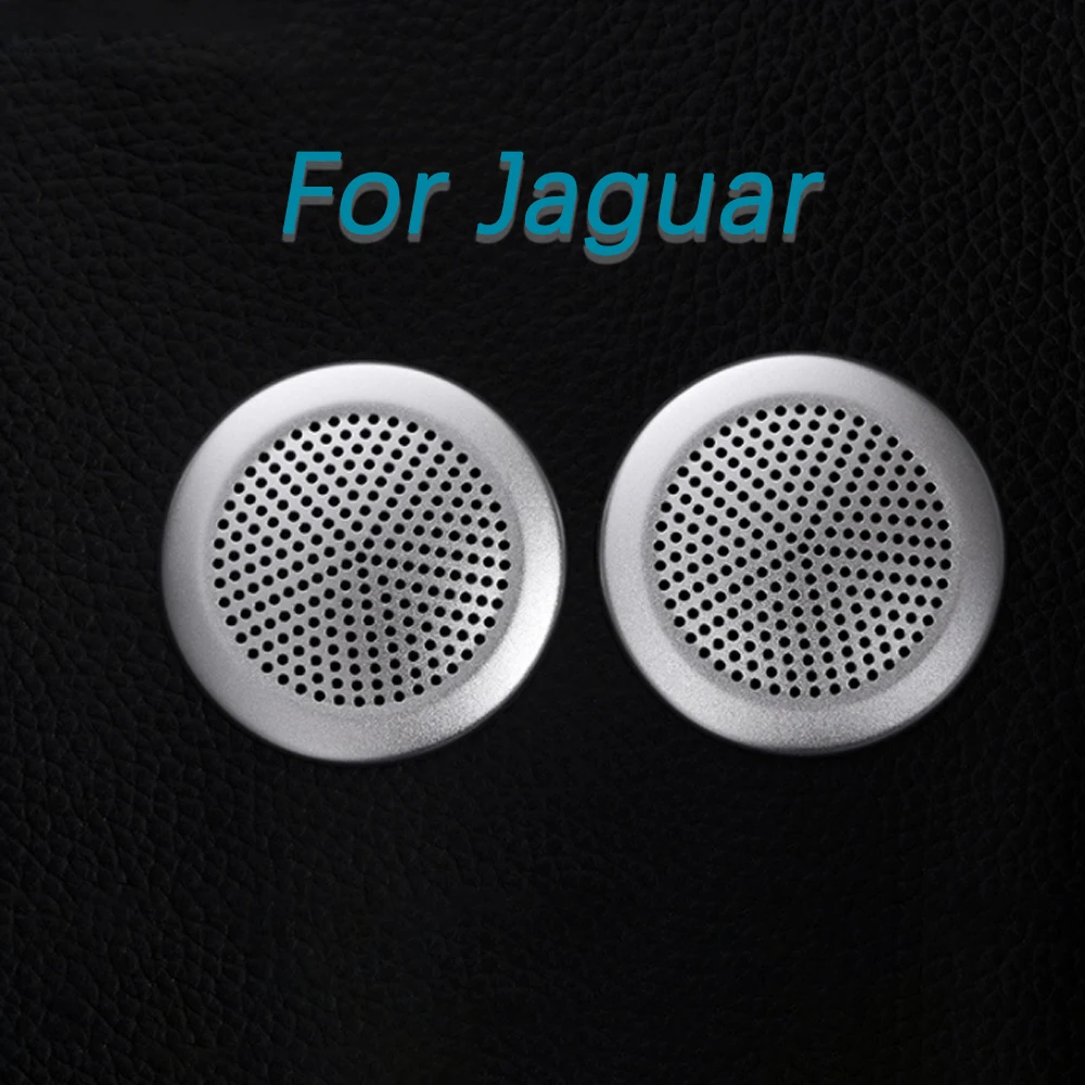 

Metal For Jaguar XE XF XFL F-pace Accessories Car Dashboard Side Horn A Column Loudspeaker Decoration Cover Sticker Car-styling