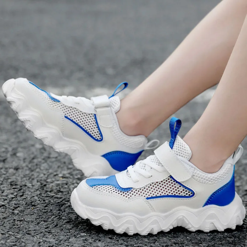 Новинка лета 2020 детская сетчатая обувь дышащая спортивная для мальчиков и