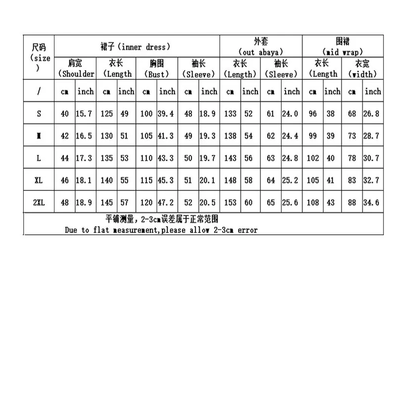 Islamic Ladies Abaya Fashion 3pcs Dress+skirt+open Robe Middle East Dubai Turkey Muslim Clothes Suits Women Kaftan Long Kimono