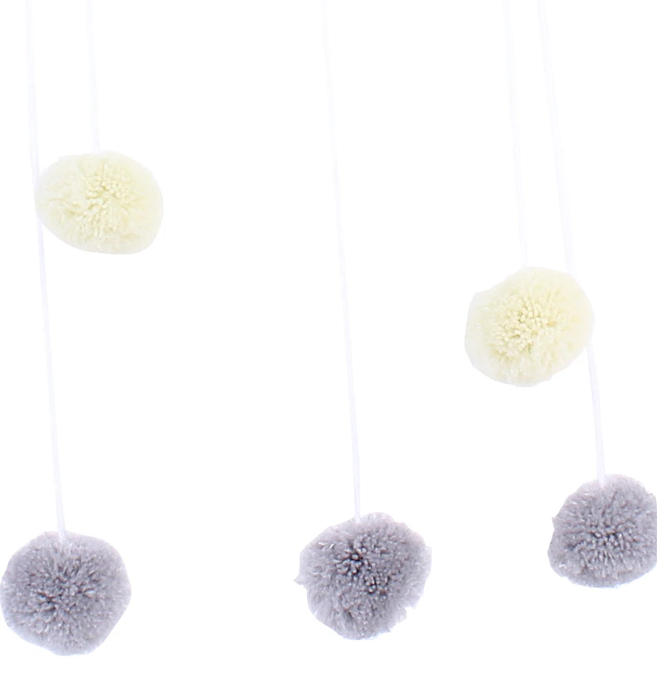 Украшение детской комнаты короткий коралловый бархат Hairball Новорожденный ребенок в детская кроватка декор комнаты ручной работы фотографии Висячие реквизит