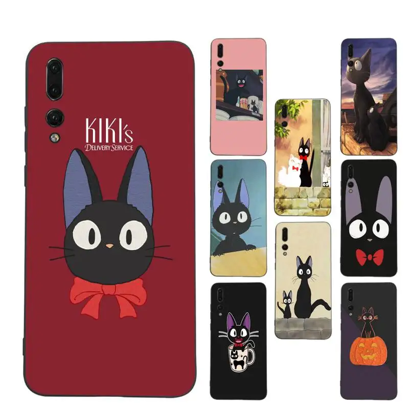 

Kikis Delivery Service cat Phone Case Soft Silicone Case For Huawei p 30lite p30 20pro p40lite P30 Capa