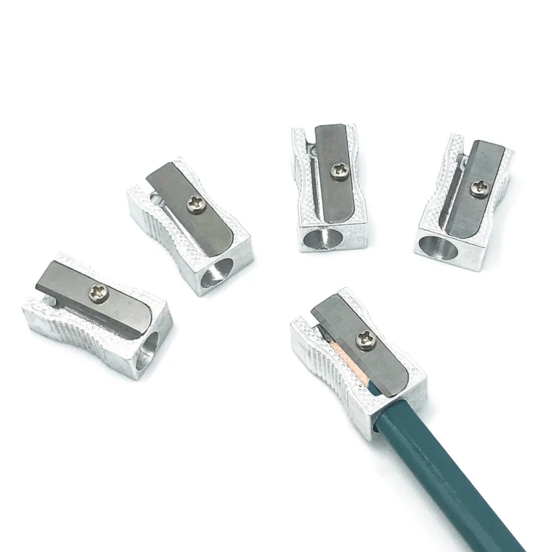 

Single Hole Metal Pencil Sharpener Stainless Steel Pencil Sharpener Stationery