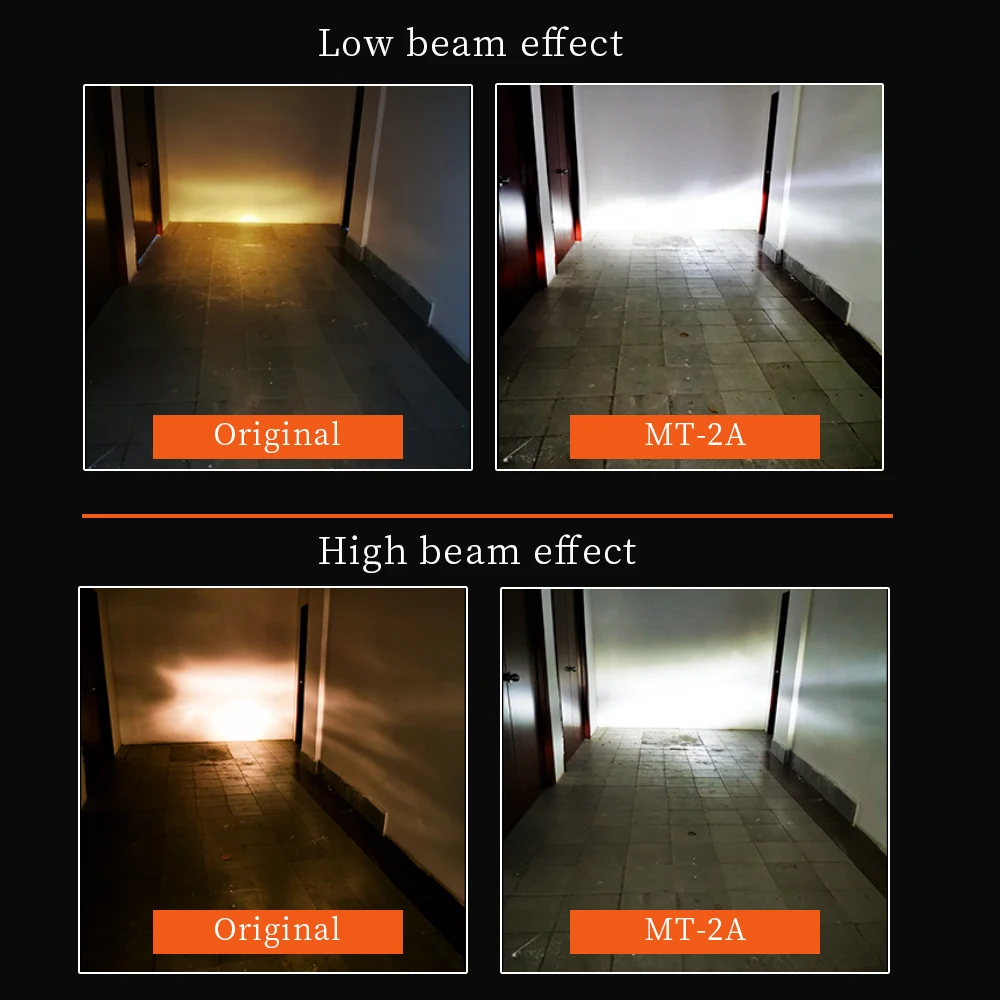 YM E-Bright светодиодный csp мотоциклетный налобный фонарь H4 1860 M2A дальний/ближний свет