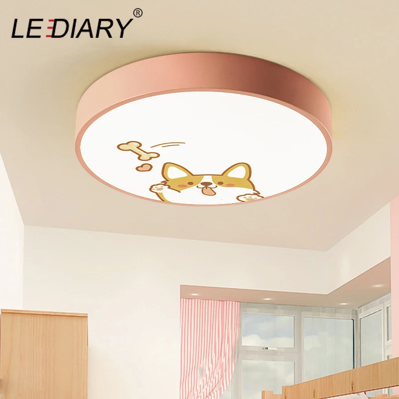 Светодиодный потолочный светильник IARY 220 В С мультяшным рисунком для детской