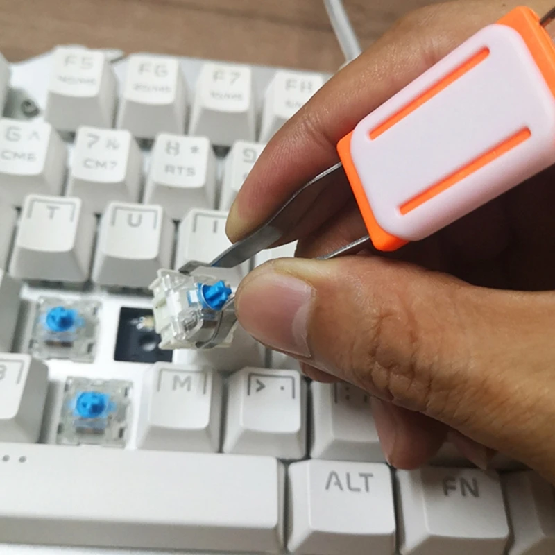

Two-color Keycap Puller Stainless Steel Wire Keycap Remover for Mechanical Keyboard Key , DIY Tool for Fixing Keyboard