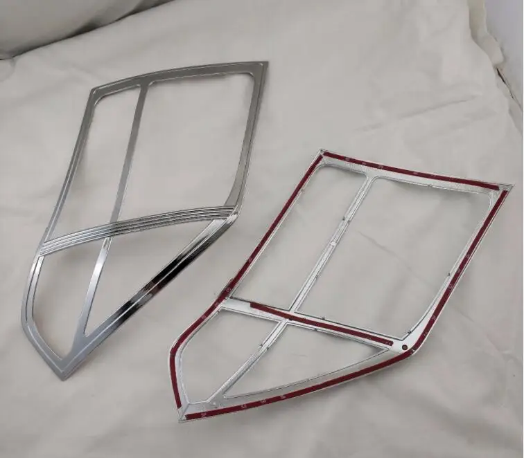 Комплект из 2 предметов. ABS хромированный головной свет тканевые Чехлы для Nissan NAVARA