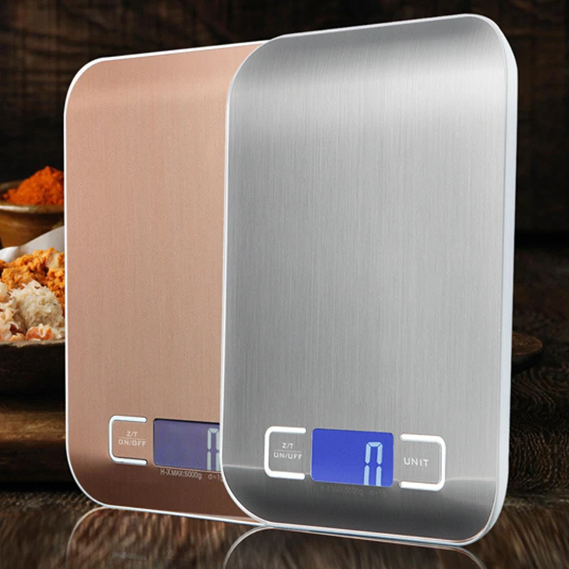 

New Electronic Platform Scale Household Food Precision Stainless Steel Kitchen Baking Electronic Scale Food Scale Kitchen Tools