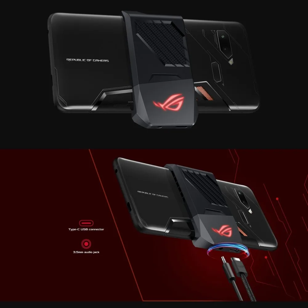 ASUS игровой телефон ROG Phone ZS600KL 6 дюймов Bluetooth 5,0 2160*1080 Мобильный телефон Смартфон